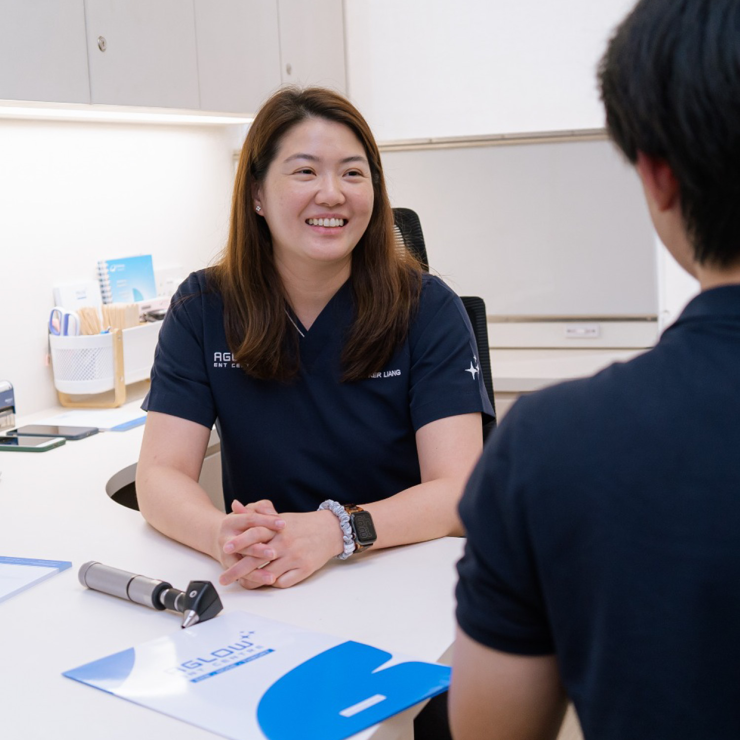 Aglow ENT Centre interior showing modern clinic design and facilities